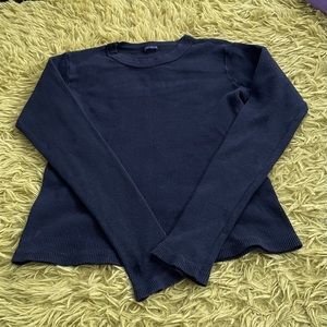 NWOT Navy Blue Tori Long Sleeve Thermal Top